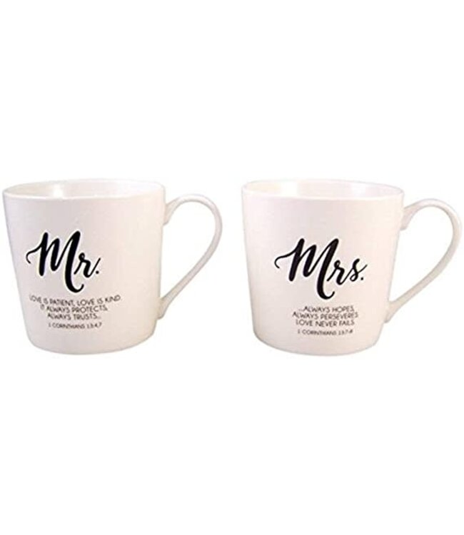 Mr & Mrs Cafe Mug Set