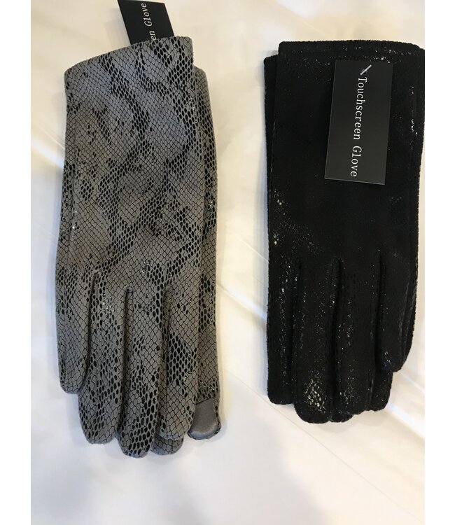 E Touch Snake Skin Gloves