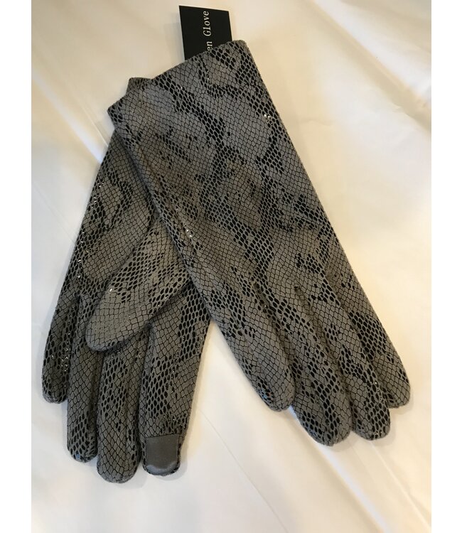 E Touch Snake Skin Gloves