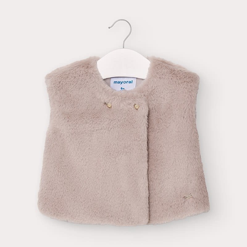 baby girl fur cardigan