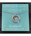 Blessed Mom Washer With Heart Necklace