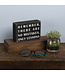 Primitives by Kathy Remember there are no mistakes, only lessons box sign