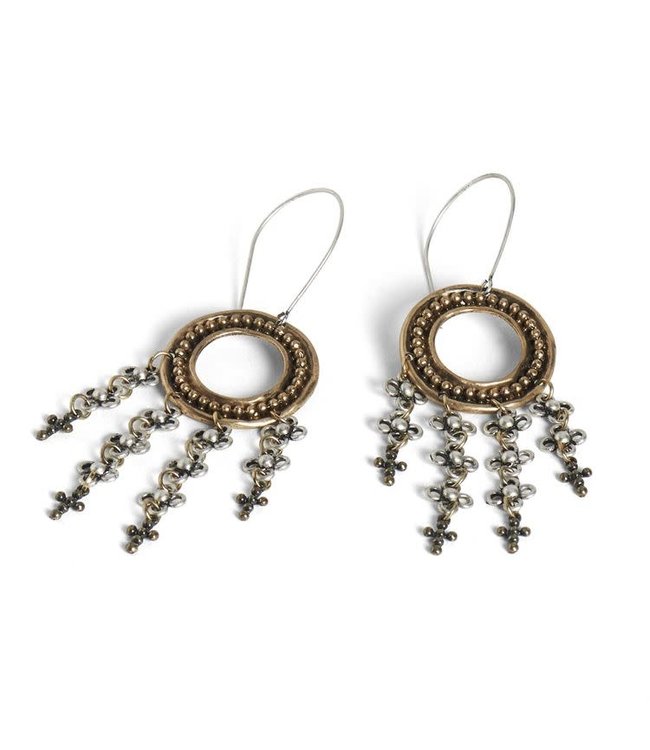 Mixed Metal Credence earrings