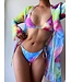 Tie Dye print two piece bikini set