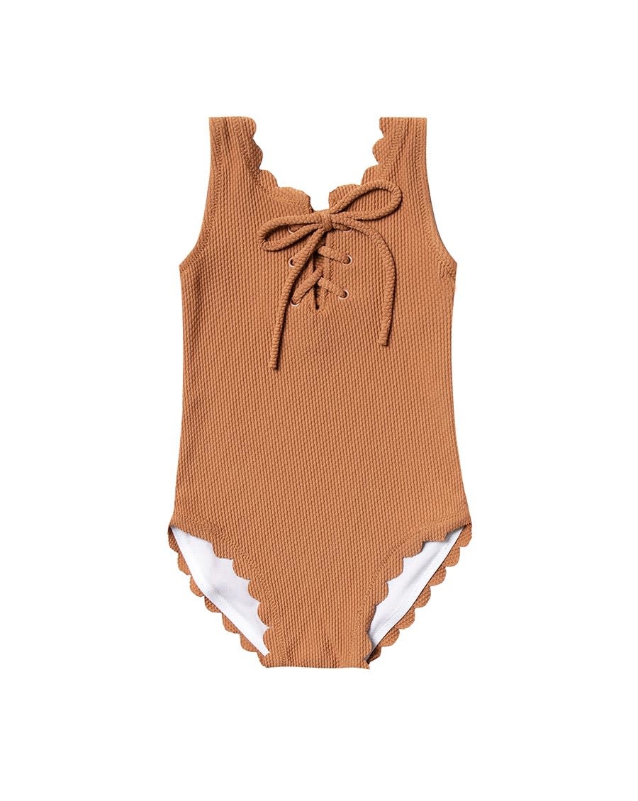 Rylee + Cru laced one piece swimsuit -size 6-12M