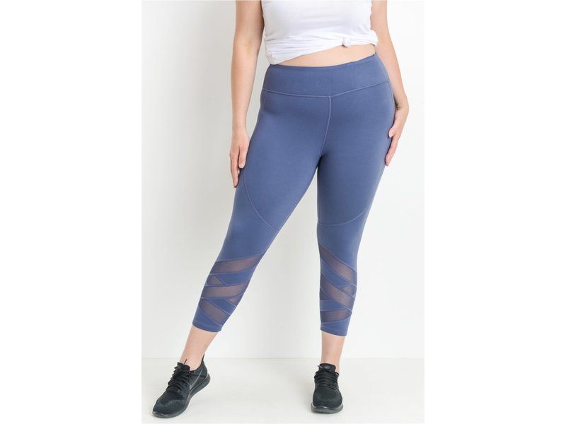 plus mesh leggings