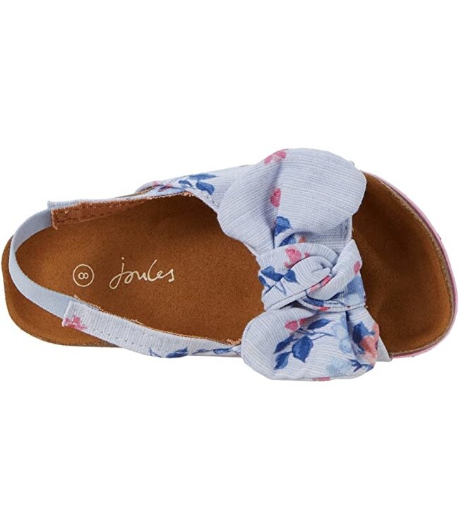 Joules kids Joules Bayside Bow Slider Blue floral