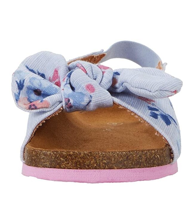 Joules kids Joules Bayside Bow Slider Blue floral