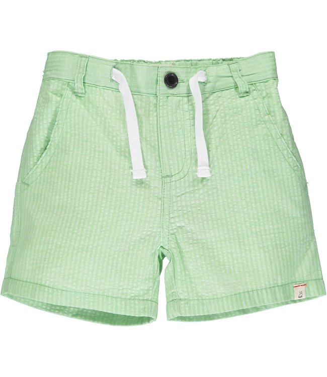 Me & Henry Lime green seersucker shorts -size 6-12M