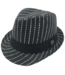 Boys Fedora with white stripes