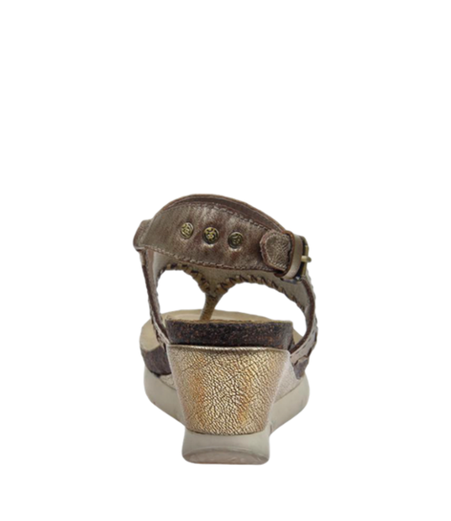 OTBT Meditate in Gold Wedge Sandal