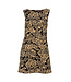 Gold Paisley Print Dress