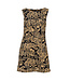 Gold Paisley Print Dress