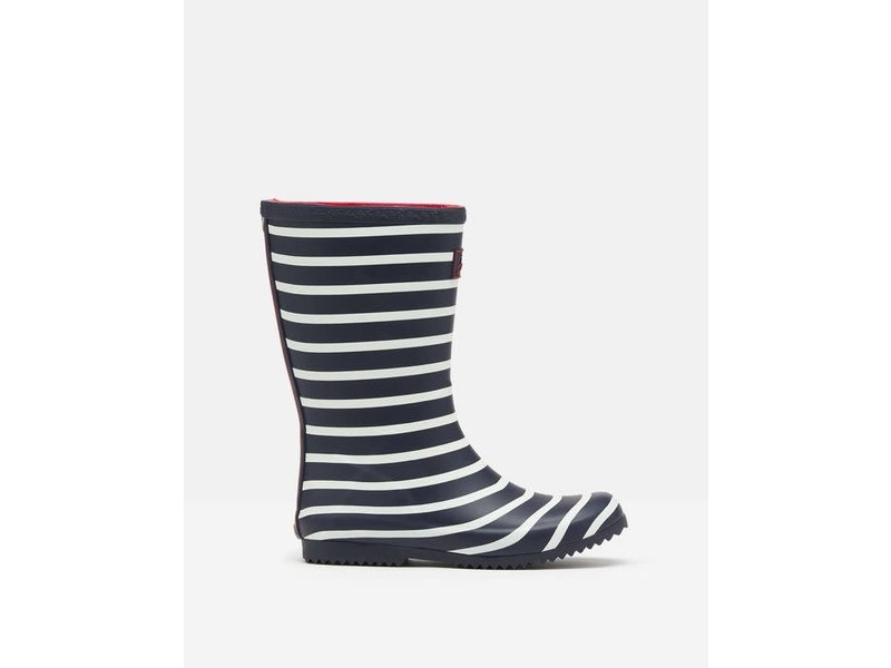 joules striped rain boots