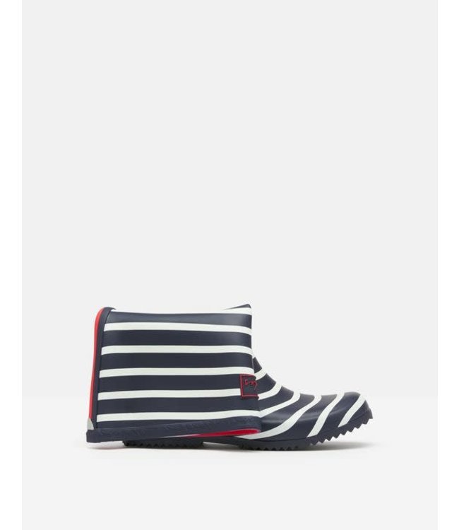 Joules Roll Up Welly Joules Rain Boots -Navy Stripe