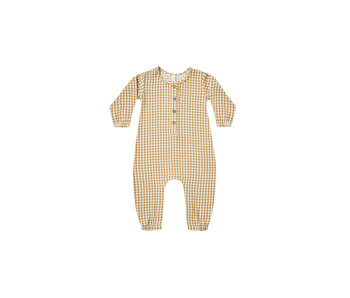 Quincy Mae Quincy Mae woven jumpsuit -Honey Gingham