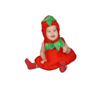 Baby Strawberry Costume 6-12M