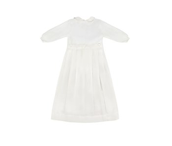 Imagewear Baby pebble stitch gown with removable skirt