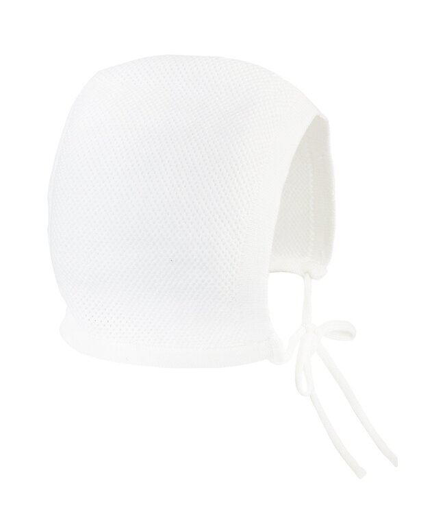 Baby pebble stitch gown with removable skirt