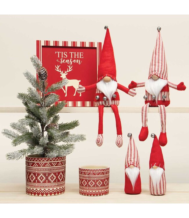 Spruce Pine Tree 19" Pine cone burlap pot