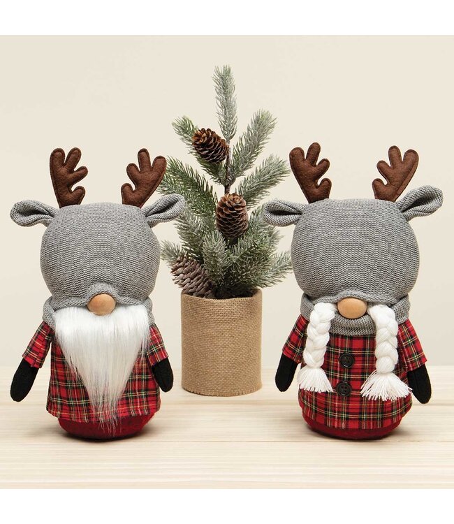 Spruce Pine Tree 13" Pine cone burlap pot