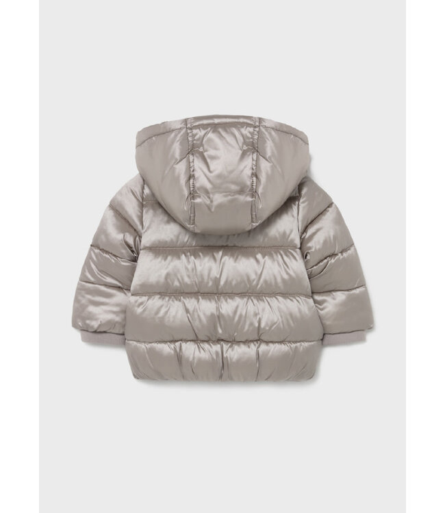 Mayoral Eco Friends sating hooded coat Baby girl