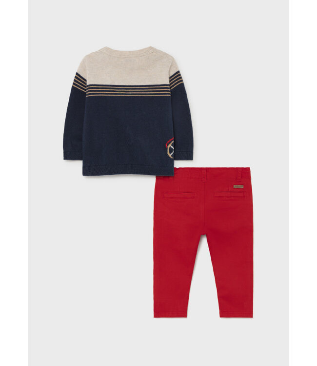 Mayoral Pants and sweatshirt set baby boy -size 6M