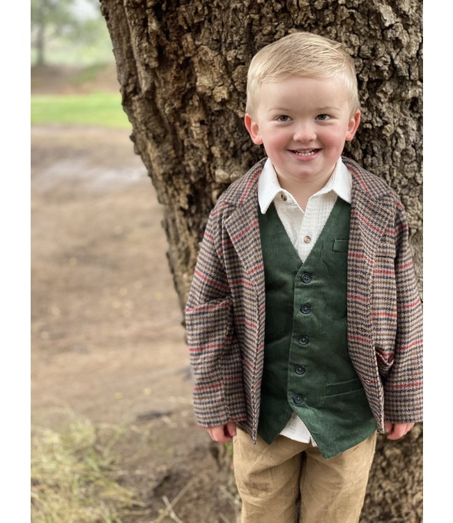 Me & Henry Canterbury tweed vest