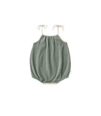 Rylee + Cru Rylee + Cru Terry Nala Romper -Aqua