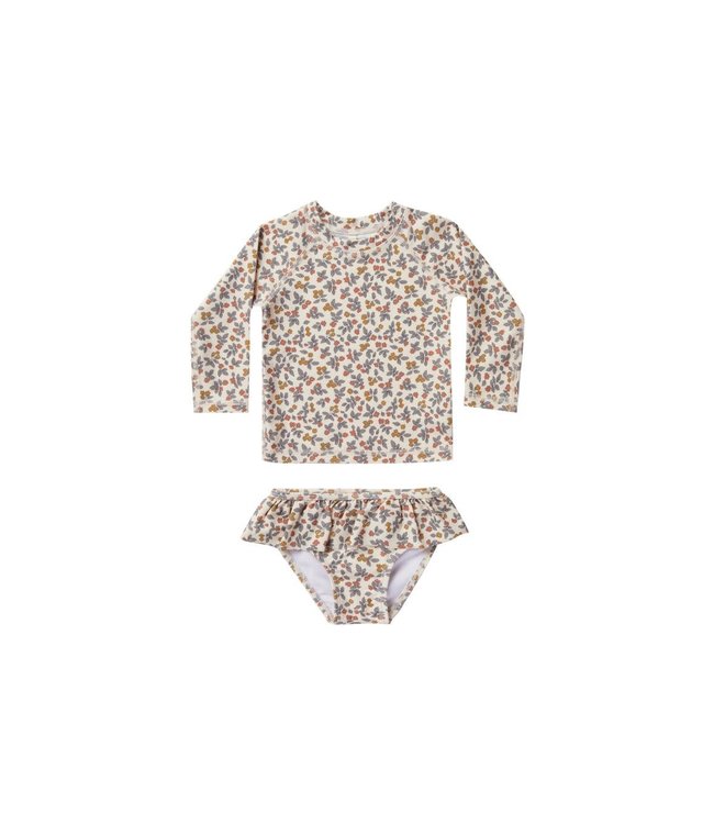 Rylee + Cru Rylee + Cru Rash Guard girls swimsuit