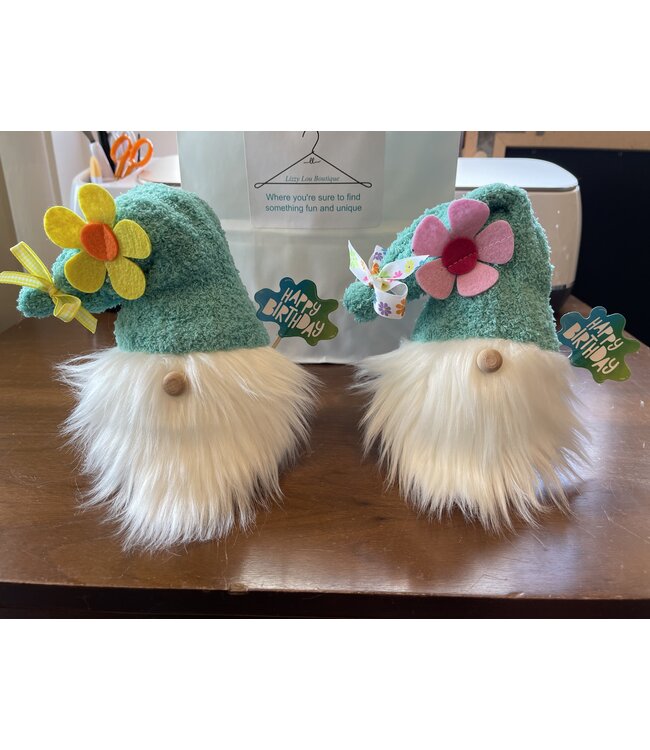 Handmade table top gnomes 9X6