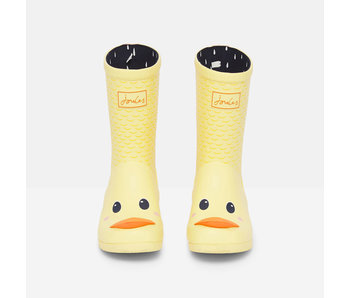 Joules Joules Junior Roll Up Boots Yellow Duck