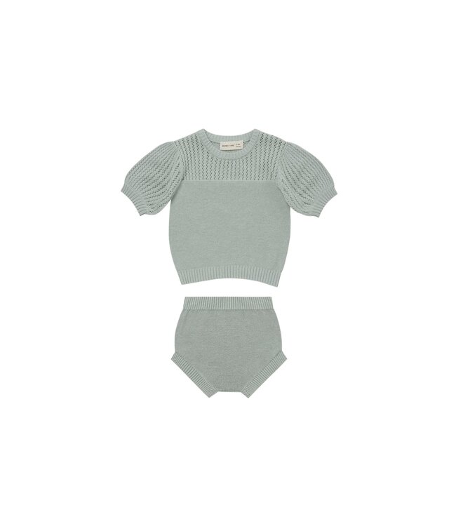 Quincy Mae Quincy Mae Pointelle knit set