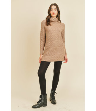 Paper Crane Textured Turtle Neck long sleeve sweater