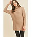 Paper Crane Textured Turtle Neck long sleeve sweater