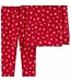 Children's Two Piece Carter's Christmas  pajamas -Red snowflakes