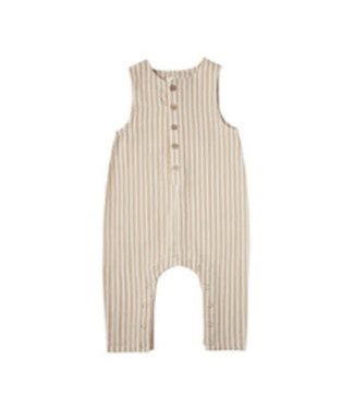 Rylee + Cru Rylee & Cru Striped Button Jumpsuit