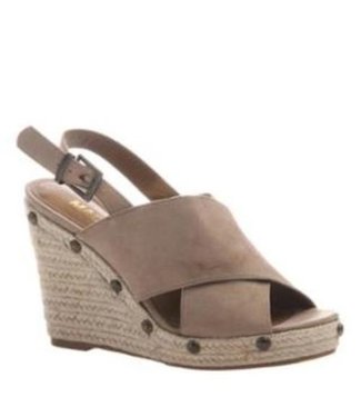 Melon wedge sandal