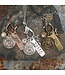 Police treasure necklace -bullet copper silver gold