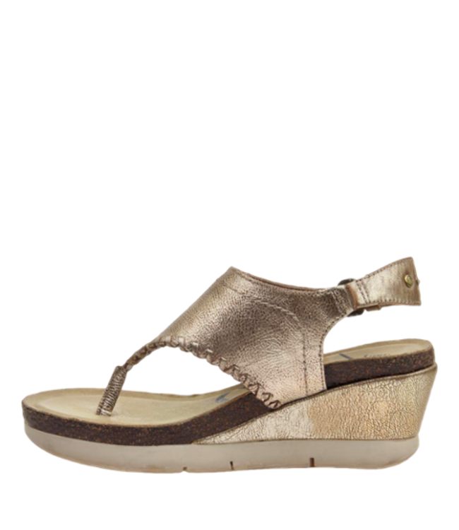OTBT Meditate in Gold Wedge Sandal