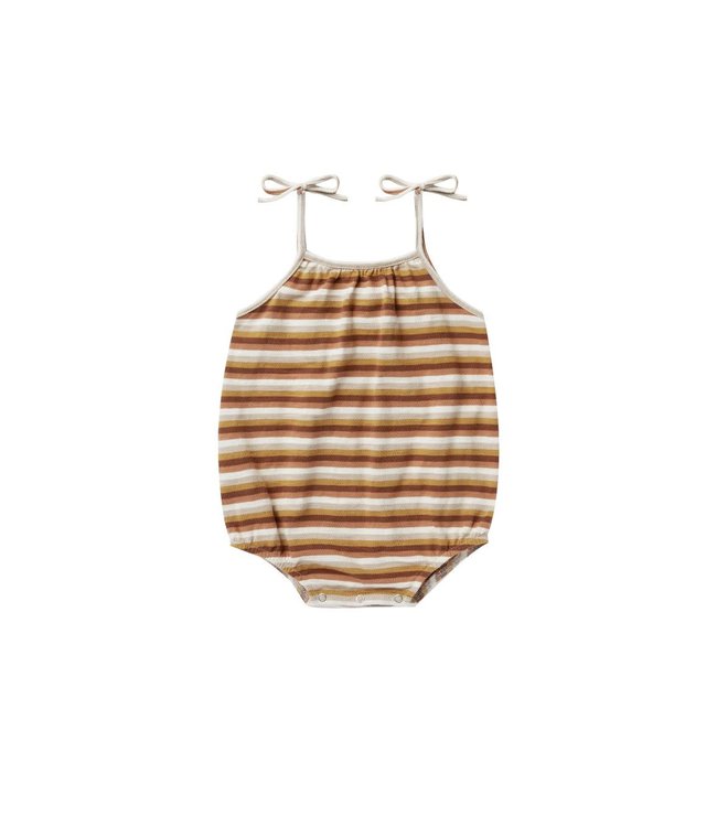Rylee + Cru Rylee + Cru Nala Romper -Multi Stripe