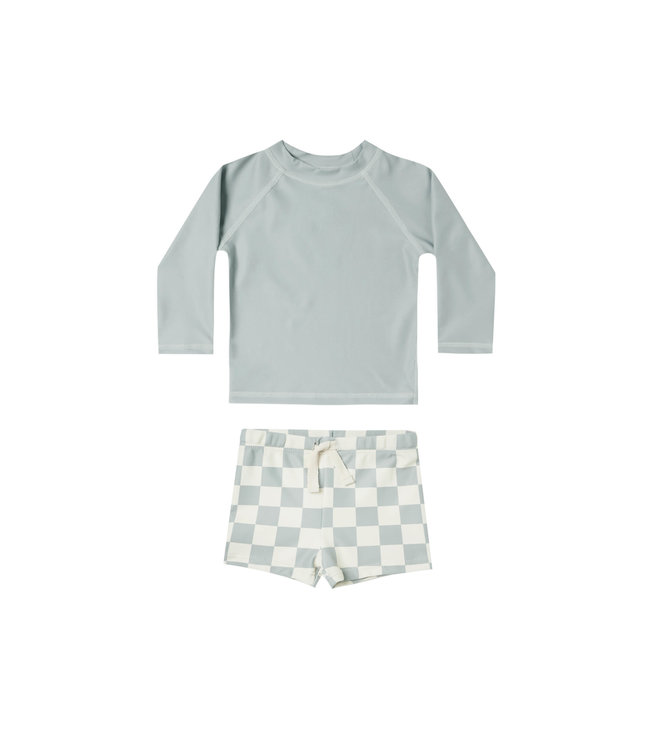 Rylee + Cru Rylee + Cru Rash Guard Boys swimsuit