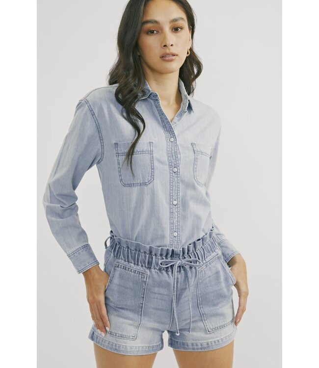 Kan Can Paper bag shorts