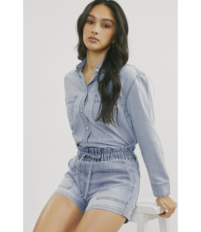 Kan Can Paper bag shorts