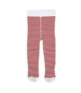 Holiday tights red stripe 6-12 months