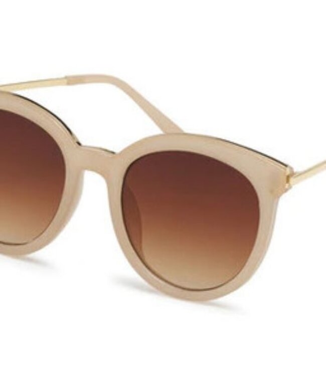 Blue Gem Jade wire framed sunglasses