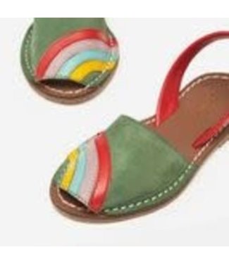 Joules kids Joules Nova Menorcan Khaki girls sandals -size 11