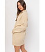 Half zip sweater dress