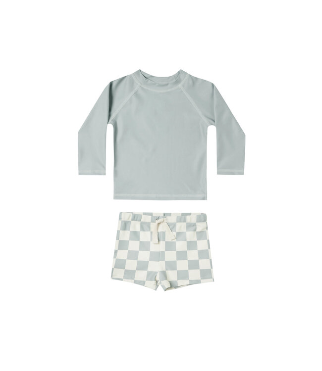 Rylee + Cru Rylee + Cru Rash Guard Boys swimsuit