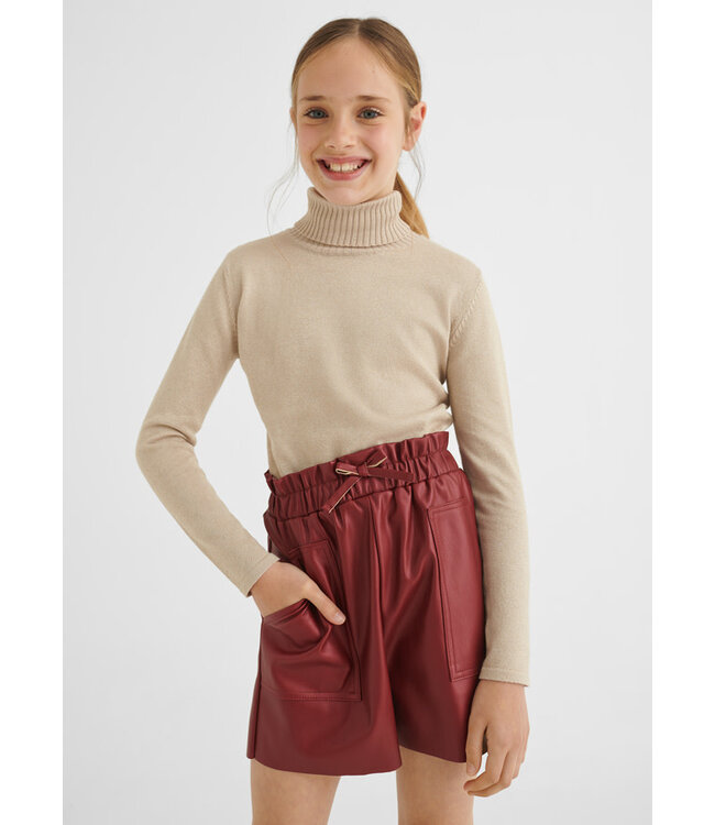 Mayoral Mayoral Leatherette shorts